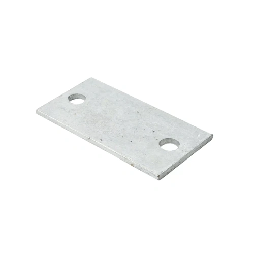 2 Hole Plate Steel 75x125