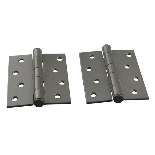 Butt Hinges Gun Metal Grey Pair